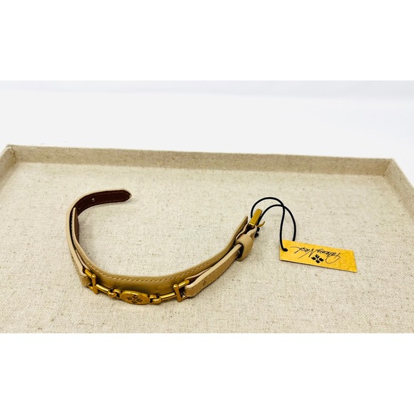 Patricia Nash Delphine Leather Buckle Bracelet Russet Gold J41616B-BSC NEW - Picture 3 of 7